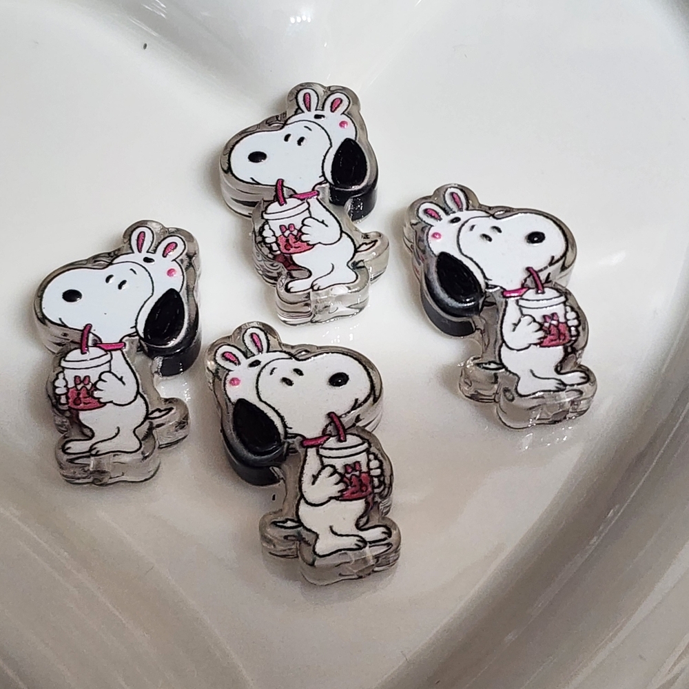 Focal Bead Acrylic Dog Sn Easter 2 Pcs Beaded Pen Keychain Jewelry Making‎